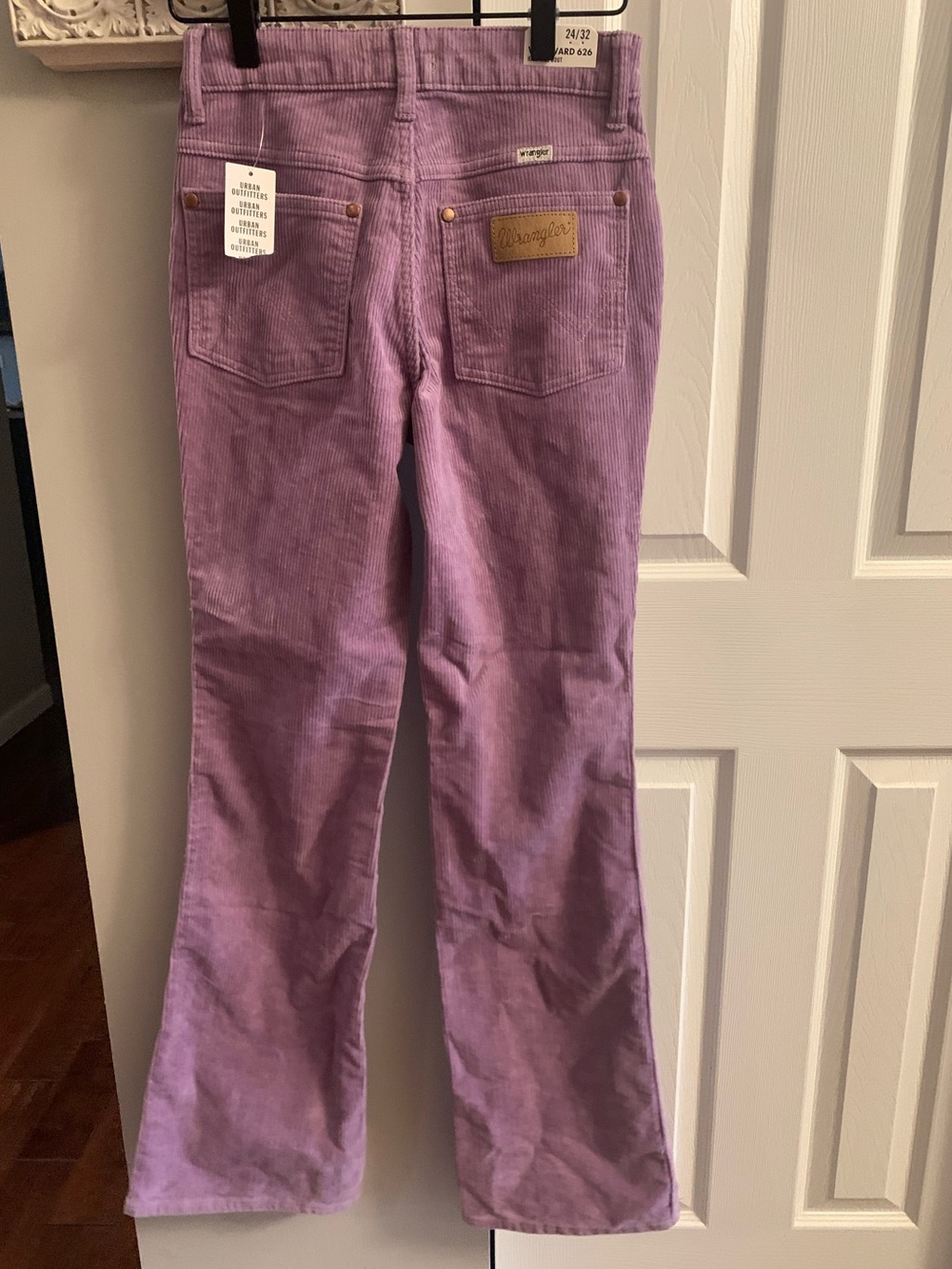 Wrangler Westward Corduroy Purple Bootcut Pants Urban Outfitters NWT - 24 X 32 - Picture 8 of 15